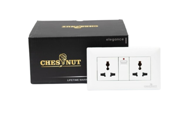 Double Socket with USB